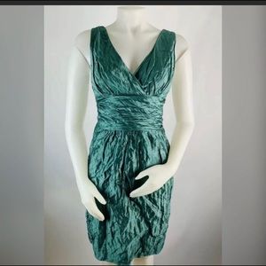 Kay Unger Silk Teal/Green cocktail dress🍸👗